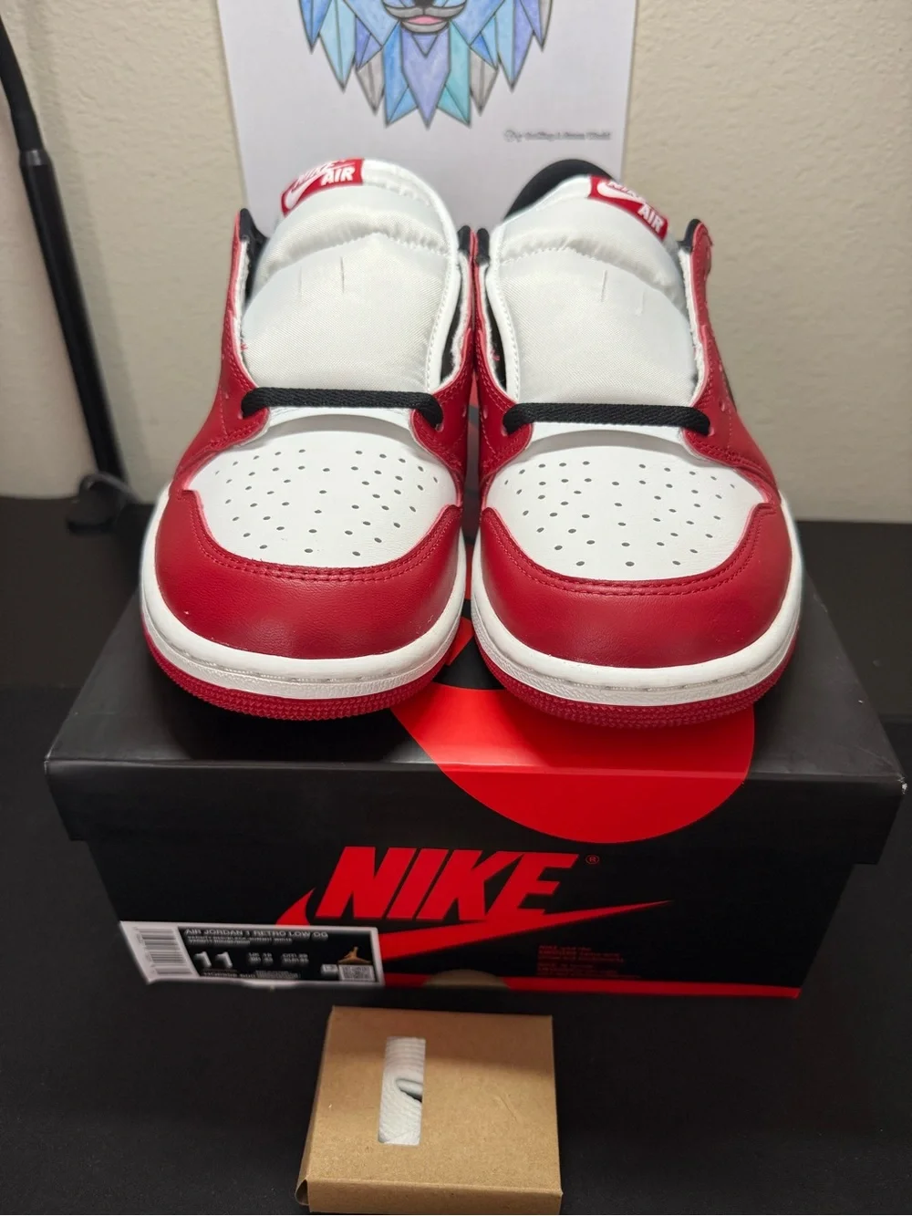 New Men’s size 11 Air Jordan 1 Low “Chicago”